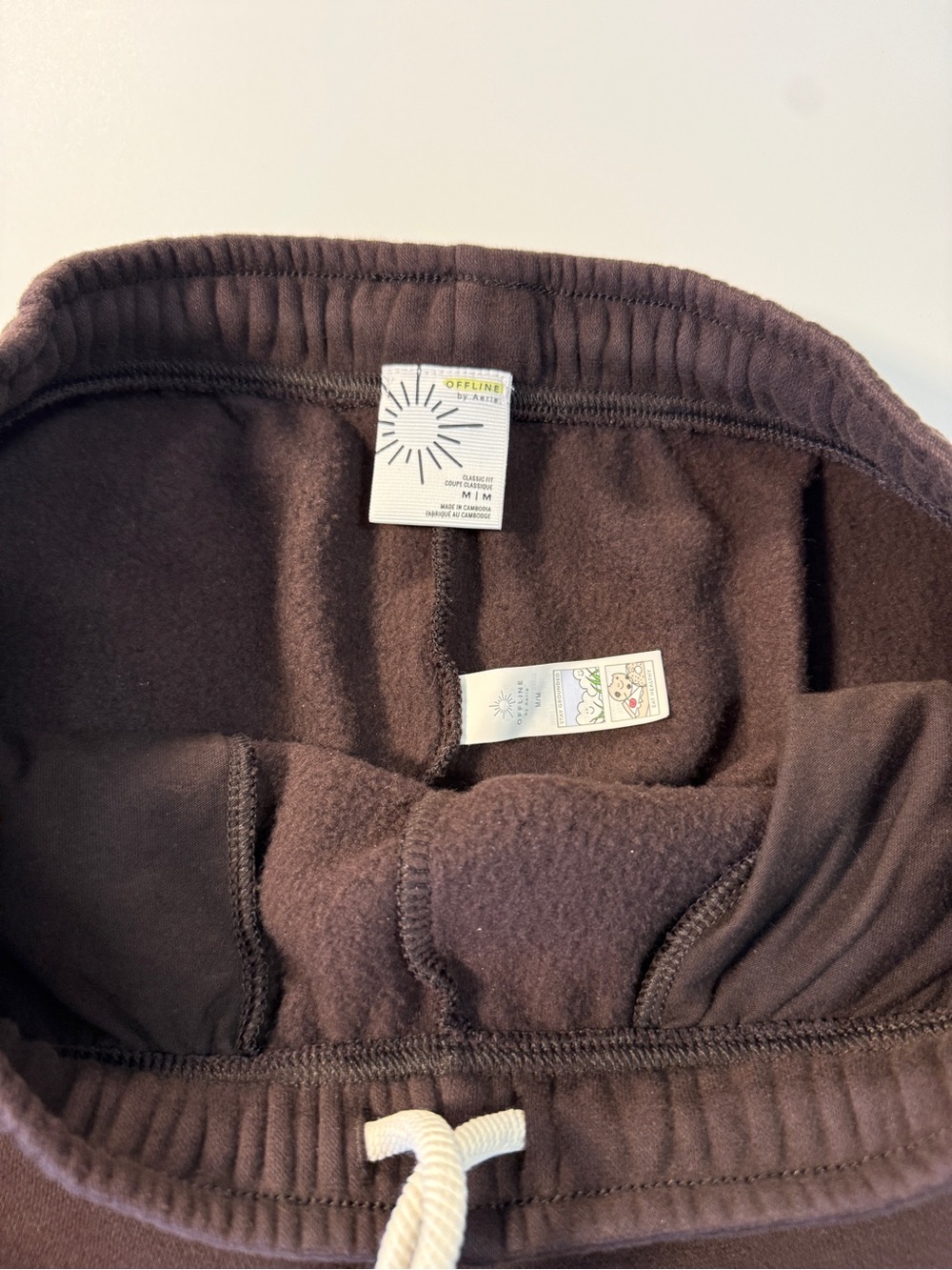 Offline by Aerie Brown Wide Leg Sweatpants Women's Medium - Picture 4 of 13